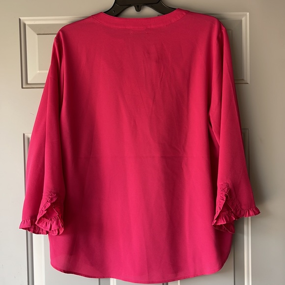 Van Heusen V-Neck Blouse - Picture 2 of 4